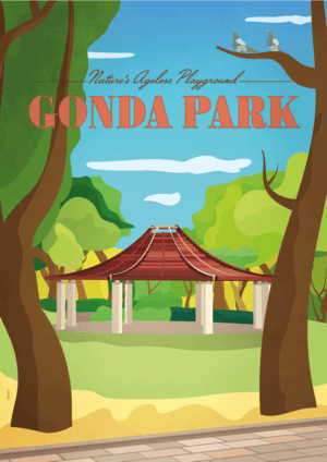 A poster of Gonda Park